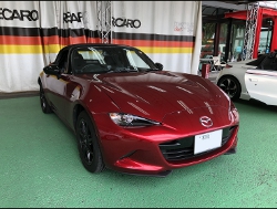 MAZDA�@���[�h�X�^�[�@ND5RC�i2021�N�j�@�Ɂ@RECARO�i���J���j�@TS-G�@GK�@BK/SIL�@�V�[�g�q�[�^�[�t���@�~���E�@���@�X�s�[�J�[�J�o�[�@�s�A�m�u���b�N�@����