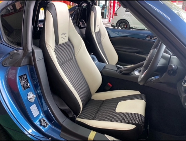 MAZDA�@���[�h�X�^�[RF�@NDERC�i2018�N�j�@�Ɂ@RECARO�i���J���j�@LX-F�@IL110H�@���@�~���E�@���@�V�[�g�o�b�N�J�o�[�@�s�A�m�u���b�N�@����