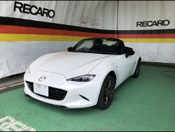 MAZDA�@���[�h�X�^�[�@ND5RC�i2017�N�j�@�Ɂ@RECARO�i���J���j�@RS-G�@GK�@BK/SIL�@���@SR-7�@GK100�@BK/SIL�@����