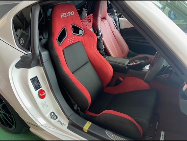MAZDA�@���[�h�X�^�[RF�@NDERC�i2021�N�j�@�Ɂ@RECARO�i���J���j�@SR-7�@GU100H�@RED�@�V�[�g�q�[�^�[�t���@����