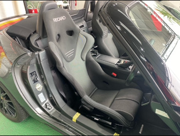 MAZDA�@���[�h�X�^�[�@ND5RC�i2019�N�j�@�Ɂ@RECARO�i���J���j�@RS-G�@GK�@BK/SIL�@���@SR-6�@GK100S�@BK/SIL�@����