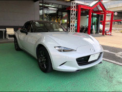 MAZDA�@���[�h�X�^�[�@ND5RC�i2015�N�j�@�Ɂ@RECARO�i���J���j�@SR-7�@GU100H�@�u���E���@�V�[�g�q�[�^�[�t���@����