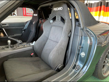 MAZDA�@���[�h�X�^�[�@NCEC�i2009�N�j�@�Ɂ@RECARO�i���J���j�@�|�[���|�W�V�����@�V�[�g�q�[�^�[�t���@���@SR-7F�@KK100�@�V�[�g�q�[�^�[�t���@����