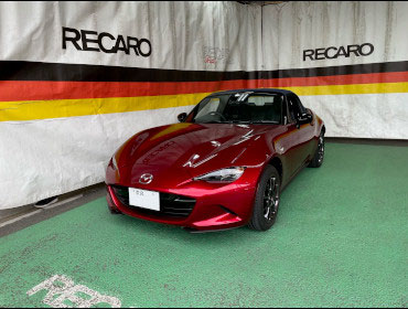 MAZDA�@���[�h�X�^�[�@ND5RC�i2022�N�j�@�Ɂ@RECARO�i���J���j�@SR-7F�@GK100�@BK/BK�@����