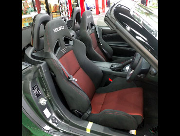 MAZDA�@���[�h�X�^�[�@ND5RC�i2021�N�j�@�Ɂ@RECARO�i���J���j�@SR-7�@GK100�@BK/RED�@���@SR-7F�@GK100�@BK/RED�@����