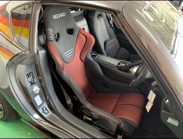 MAZDA�@���[�h�X�^�[RF�@NDERC�i2018�N�j�@�Ɂ@RECARO(���J���j�@RS-G�@GK�@BK/RED�@�V�[�g�q�[�^�[�t���@����