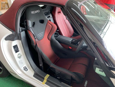 MAZDA�@���[�h�X�^�[�@ND5RC�i2020�N�j�@�Ɂ@RECARO�i���J���j�@TS-G�@GK�@BK/RED�@�V�[�g�q�[�^�[�t���@����