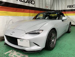 MAZDA�@���[�h�X�^�[�@ND5RC�i2015�N�j�@�Ɂ@RECARO�i���J���j�@RCS�@�z���C�g�V�F��/�u���b�N���b�V���@�V�[�g�q�[�^�[�t���@����