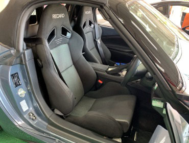 MAZDA�@���[�h�X�^�[�@ND5RC�i2021�N�j�@�Ɂ@RECARO�i���J���j�@SR-7�@GK100�@BK/SIL�@���@SR-7F�@GK100�@BK/SIL�@����