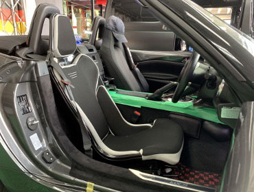 MAZDA�@���[�h�X�^�[ND5RC�@�i2018�N�j�@�Ɂ@RECARO�i���J���j�@RCS�@BK/BK�@�V�[�g�q�[�^�[�t���@����