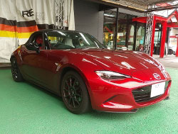 MAZDA�@���[�h�X�^�[�@ND5RC�i2021�N�j�@�Ɂ@RECARO�i���J���j�@SR-7�@GU100H�@RED�@�V�[�g�q�[�^�[�t���@����
