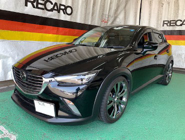 MAZDA�@CX-3�@DK5�i2018�N�j�@�Ɂ@RECARO�i���J���j�@SR-7�@GU100�@BK�@����