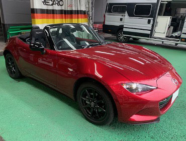 MAZDA�@���[�h�X�^�[�@ND5RC�i2022�N�j�@�Ɂ@RECARO�i���J���j�@TS-G�@GK�@BK/RED�@�V�[�g�q�[�^�[�t���@����