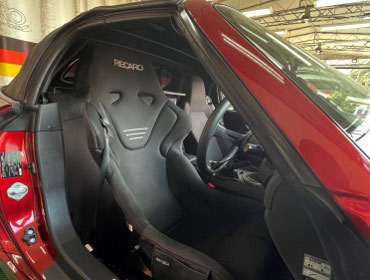 MAZDA�@���[�h�X�^�[�@NCEC�i2009�N�j�@�Ɂ@RECARO�i���J���j�@TS-G�@GK�@BK/BK�@����