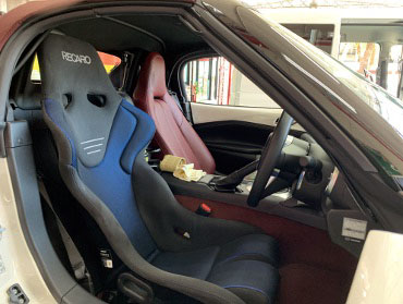 MAZDA�@���[�h�X�^�[�@ND5RC�i2020�N�j�@�Ɂ@RECARO�i���J���j�@RS-G�@GK�@BK/�u���[�@�V�[�g�q�[�^�[�t���@����