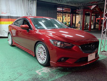 MAZDA�@�A�e���U�@GJ2FP�@�Ɂ@RECARO�i���J���j�@SR-7�@GU100H�@�u���E���@�V�[�g�q�[�^�[�t���@����