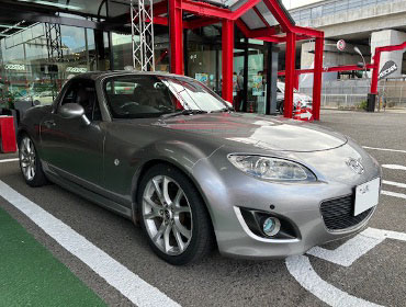 MAZDA�@���[�h�X�^�[�@DBA-NCEC�i2009�N�j�@�Ɂ@RECARO�i���J���j�@SR-7�@GU100H�@�u���E���@�V�[�g�q�[�^�[�t���@�~���E�@����