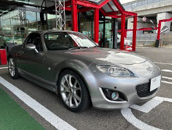 MAZDA�@���[�h�X�^�[�@DBA-NCEC�i2009�N�j�@�Ɂ@RECARO�i���J���j�@SR-7�@GU100H�@�u���E���@�V�[�g�q�[�^�[�t���@�~���E�@����