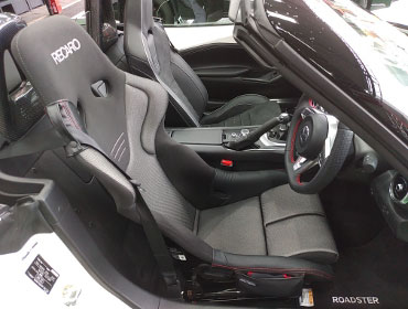 MAZDA�@���[�h�X�^�[�@ND�i2022�N�j�@�Ɂ@RECARO�i���J���j�@RS-G�@GK�@BK/SIL�@����
