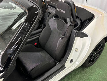 MAZDA�@���[�h�X�^�[�@ND5RE�i2024�N�j�@�Ɂ@RECARO�i���J���j�@TS-G�@GK�@BK/SIL�@�V�[�g�q�[�^�[�t���@���@SR-S�@BK100H�@BK/SIL�@�V�[�g�q�[�^�[�t���@����