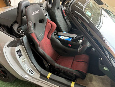 MAZDA�@���[�h�X�^�[�@ND5RE�i2024�N�j�@�Ɂ@RECARO�i���J���j�@TS-G�@GK�@BK/RED�@�V�[�g�q�[�^�[�t���@����