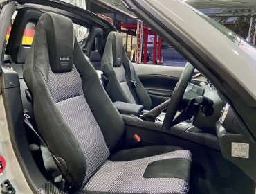 MAZDA�@���[�h�X�^�[RF�@5BA-NDERE�i2024�N�j�@�Ɂ@RECARO�i���J���j�@LX-F�@WU110H�@A/R�@BK�@�V�[�g�q�[�^�[�t���@�~���E�@����