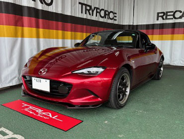 MAZDA�@���[�h�X�^�[�@ND5RE�i2024�N�j�@�Ɂ@RECARO�i���J���j�@RS-G�@GK�@BK/RED�@�V�[�g�q�[�^�[�t���@����