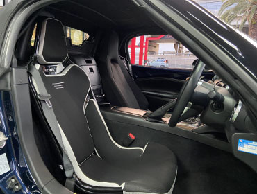 MAZDA�@���[�h�X�^�[�@ND5RC�i2022�N�j�@�Ɂ@RECARO�i���J���j�@RCS�@BK�V�F��/BK���b�V���@�V�[�g�q�[�^�[�t���@����