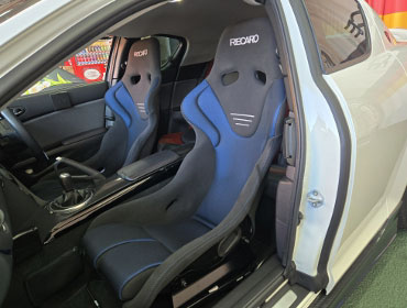 MAZDA�@RX-8�@SE3P�i2012�N�j�@�Ɂ@RECARO�i���J���j�@RS-G�@GK�@BK/�u���[�@���@TS-G�@GK�@BK/�u���[�@����