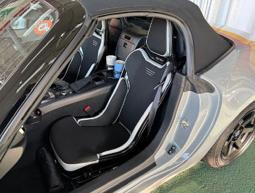 MAZDA�@���[�h�X�^�[�@ND5RE�@�Ɂ@RECARO�i���J���j�@RCS�@BK�V�F��/BK���b�V���@�V�[�g�q�[�^�[�t���@�~���E�@����