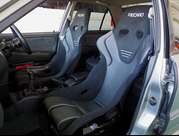 MITSUBISHI�@�����T�[�G�{�����[�V�����V�@CE9A�i1995�N�j�@�Ɂ@RECARO�i���J���j�@RS-G�@GK�@BK/SIL�@�~���E�@����