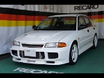 MITSUBISHI ランサーエボリューションV CE9A(1995年) に RECARO(レカロ) TS-G GK BK/SIL 装着