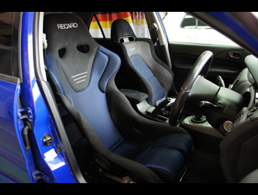 MITSUBISHI�@�����T�[�G�{�����[�V����7�@CT9A�i2001�N�j�@�Ɂ@RECARO�i���J���j�@RS-G�@GK�@BK/�u���[�@����