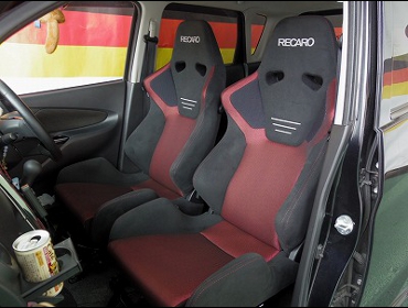 MITSUBISHI�@EK�J�X�^���@B11W�i2017�N3���j�@�Ɂ@RECARO�i���J���j�@SR-6�@GK100S�@BK/RED�@�V�[�g�q�[�^�[�t���@�~���E�@����