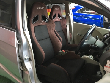 MITSUBISHI�@�A�C�@HA1W�i2008�N�j�@�Ɂ@RECARO�i���J���j�@SR-7�@GU100�@�u���E���@�V�[�g�q�[�^�[�t���@���@SR-7F�@GU100�@�u���E���@�V�[�g�q�[�^�[�t���@����