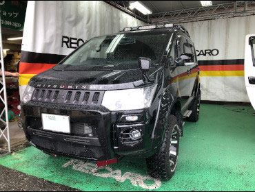 MITSUBISHI�@�f���JD5�@CV1W�i2013�N�j�@�Ɂ@RECARO�i���J���j�@SR-7F�@GK100�@BK/RED�@�V�[�g�q�[�^�[�t���@����