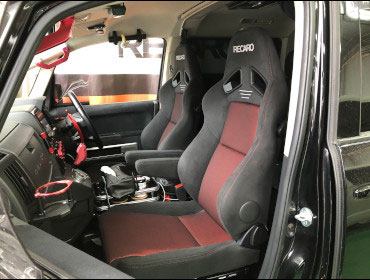 MITSUBISHI�@�f���JD5�@CV1W�i2013�N�j�@�Ɂ@RECARO�i���J���j�@SR-7F�@GK100�@BK/RED�@�V�[�g�q�[�^�[�t���@����