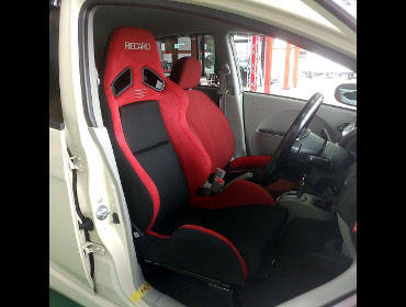 MITSUBISHI�@�A�C�@CBA-HA1W�i2007�N�j�@�Ɂ@RECARO�i���J���j�@SR-7�@GU100H�@RED�@�V�[�g�q�[�^�[�t���@����