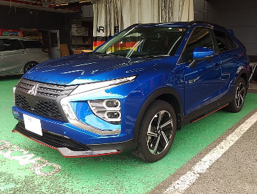 MITSUBISHI�@�G�N���v�X�N���XPHEV�@GL3W�i2023�N�j�@�Ɂ@RECARO�i���J���j�@SR-7F�@GK100�@BK/�u���[�@�V�[�g�q�[�^�[�t���@����