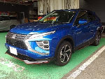 MITSUBISHI�@�G�N���v�X�N���XPHEV�@GL3W�i2023�N�j�@�Ɂ@RECARO�i���J���j�@SR-7F�@GK100�@BK/�u���[�@�V�[�g�q�[�^�[�t���@����