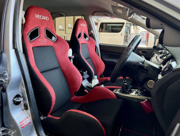MITSUBISHI�@�����T�[�G�{�����[�V����9�@CT9A�i2005�N�j�@�Ɂ@RECARO�i���J���j�@SR-7�@GU100�@RED�@���@SR-7F�@GU100�@RED�@����