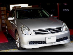 RECARO�i���J���V�[�g�j�@NISSAN�@�X�J�C���C���@PV35��RECARO�i���J���j�@SR-7F Lassic BK/RD�@����