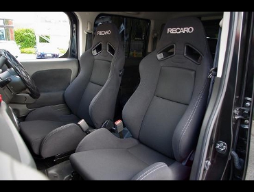 RECARO�i���J���V�[�g�j�@NISSAN�@�L���[�u�@Z12��RECARO�i���J���j�@SR-7 SK100�@BK/BK�@�~2�r�@����