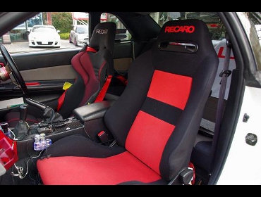 RECARO�i���J���V�[�g�j�@NISSAN�@�X�J�C���C���@ER34��RECARO�i���J���j�@TS-G SK2 BK/RED�@���@SR-SPEED RED�@����