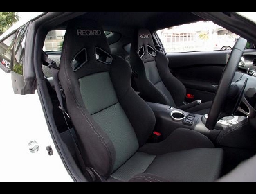 RECARO�i���J���V�[�g�j�@NISSAN�@�t�F�A���f�BZ�@Z34��RECARO�i���J���j�@SR-7 SK100�@BK/SIL�@���@SR-7F SK100 BK/SIL�@����