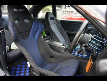RECARO�i���J���V�[�g�j�@NISSAN�@�X�J�C���C��R33GTS�@25���@ECR33�Ƀ��J���@RS-G SK2 BK/BL�@����