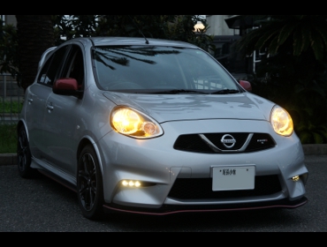 NISSAN�@�}�[�`�@�j�X��S�@K13����RECARO�i���J���j�V�[�g����