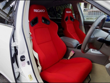RECARO�i���J���V�[�g�j�@NISSAN�@�X�J�C���C���@V36�@4dr�Z�_���Ƀ��J���@SR-7F�@KK100�@RED�@�~2�r�@����