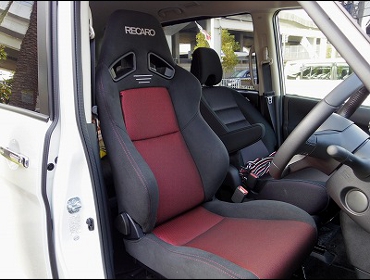 RECARO�i���J���V�[�g�j�@NISSAN�@�Z���i�@C27�Ƀ��J���@SR-7F�@GK100�@�V�[�g�q�[�^�[���@BK/RED�@����