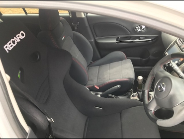 NISSAN�@�}�[�`�@�j�X��S�@K13����RECARO�i���J���jRS-GE�@����